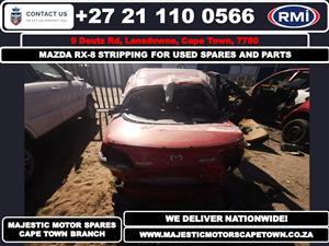 Mazda RX-8 red 1.3 6 speed manual stripping for used spares and used parts 