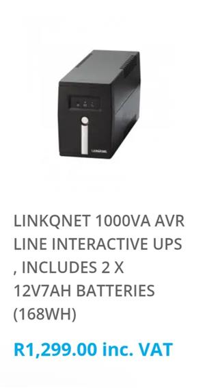 1000VA AVR LINE INTERACTIVE UPS 