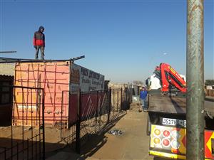 CONTAINER REMOVAL SERVICES – SOWETO & SURROUNDING AREAS