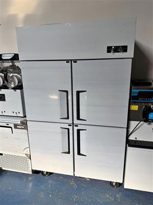 DOUBLE DOOR FRIDGE FREEZER STAINLESS STEEL INDUSTRIAL