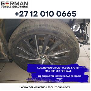 Alfa Romeo Giulietta 2012 1.75 tbi mag rim set for sale