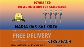 TOYOTA 1KD DIESEL INJECTORS FOR SALE - EXCELLENT CONDITION
