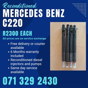 MERCEDES BENZ C220 INJECTORS FOR SALE WITH WARRANTY INCLUDED 