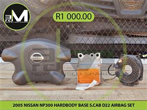 2005 NISSAN NP300 HARDBODY BASE S.CAB D22 AIRBAG SET