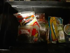 Tackle box and plastic lures
