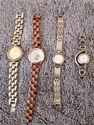 Watches wrist ladies x 4 all 