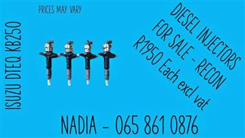 ISUZU DTEQ KB250 BEST QUALITY RECONDITIONED DIESEL INJECTORS FOR SALE MALAMULELE