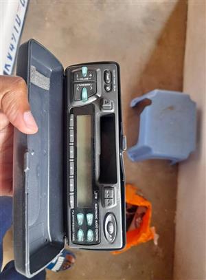 Car Casette player with detachable faceplate