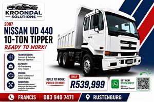 2007 Nissan UD 440 TIPPER TRUCK - 10 CUBE