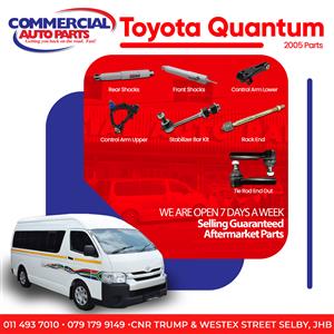 The best aftermarket parts for your 2005 Toyota Quantum