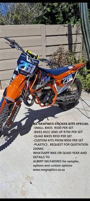 Mx Graphics sticker kits Specials