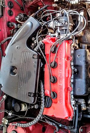 I'm selling my Nissan twincam 16v 1600 still running good engin condition