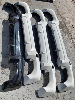 BMW G01 rear bumper spoilers