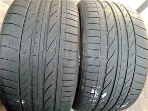 2 X 315/35/21 Bridgestone SUV tyres for a BMW & Mercedes with sufficient thread