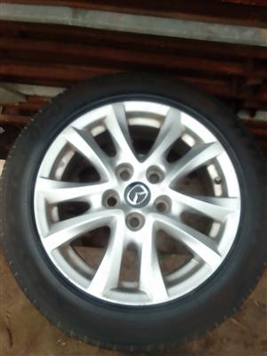 Mazda 3 16" Original Alloy Wheel + Tyre Negotiable price