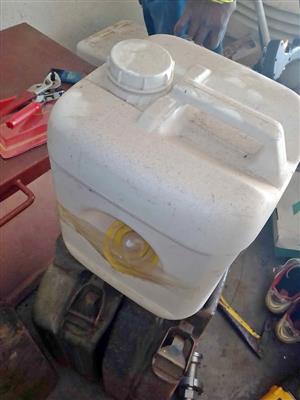 Cooler boxes/water and diesel containers