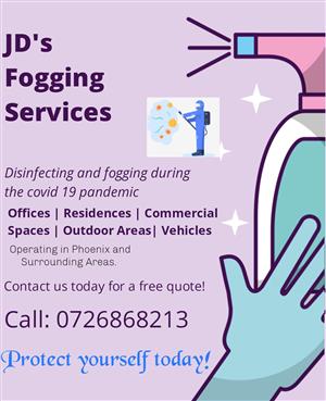 Disinfecting and fogging services