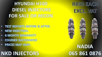 HYUNDAI H100 DIESEL INJECTORS FOR SALE WE SELL ON SERVICE EXCHANGE OR RECON 