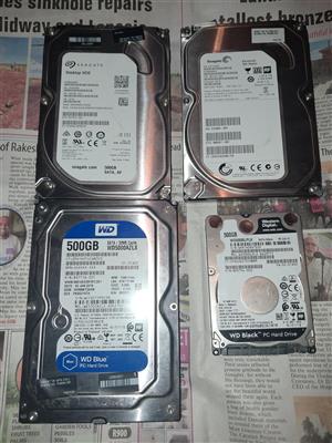 Desktop 500GB HDDs