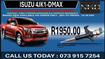Isuzu 4JK1 DMAX Diesel Injectors 