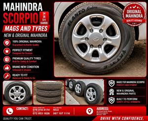 Mahindra Scorpio 2.2 S4 - S6 - S11 - Karoo Rims,Tyres, Wheelcaps NEW