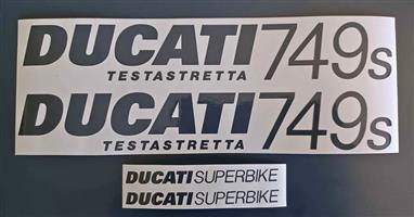 Ducati 749 / 749s decals stickers kits