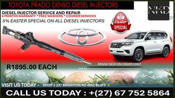 Toyota Prado Denso Diesel injectors 