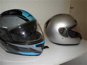 Helmets for sale.