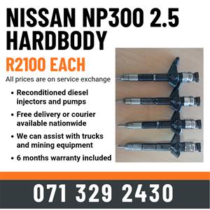 NISSAN NP300 2.5 INJECTORS FOR SALE WITH WARRANTY 