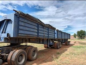 For sale — 2006 Burg Dropside Side Tipper Interlink Trailer