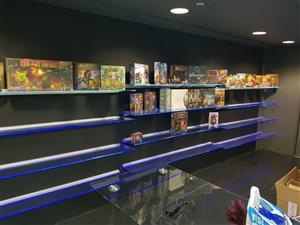 Tempered Glass Display Shelves (x12)