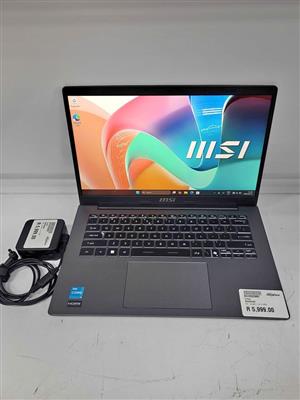 MSI Modern series laptop featuring a 13th Gen