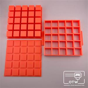 20mm Square Embed Multipress Mould