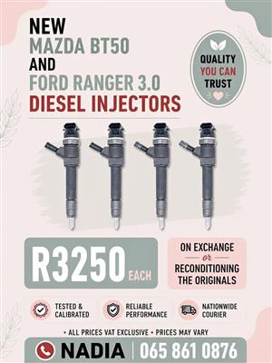 NEW MAZDA BT50 DIESEL INJECTORS FOR SALE