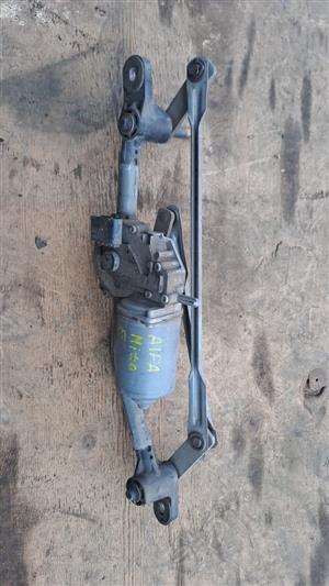 Alfa Romeo MiTo 955 Front Wiper Mechanism & Wiper Motor Assembly Used OEM