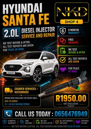 Hyundai_Santa_Fe_Diesel_Injectors_On_Recon 