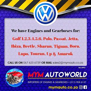 IMPORTED USED VW ENGINES AND GEARBOXES FOR SALE 