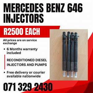MERCEDES BENZ C220 INJECTORS FOR SALE WITH WARRANTY INCLUDED 