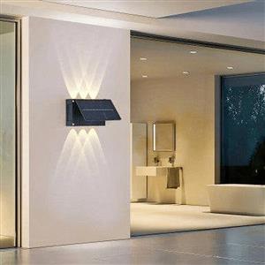 Sun Guard 6-Pack Adjustable Solar Wall Lights