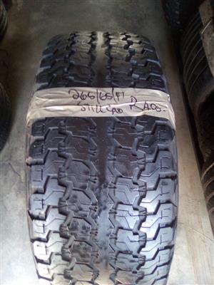 1xGoodyear Wrangler ATSA tyre 265/65/17 still good!!