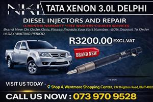 Tata Xenon 3.0L(Brand New) Diesel Fuel Injectors 