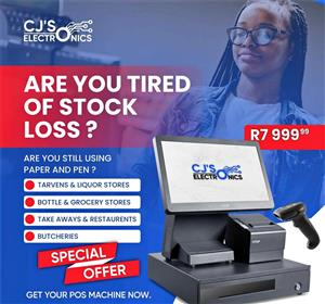 Full set point of sale with software system