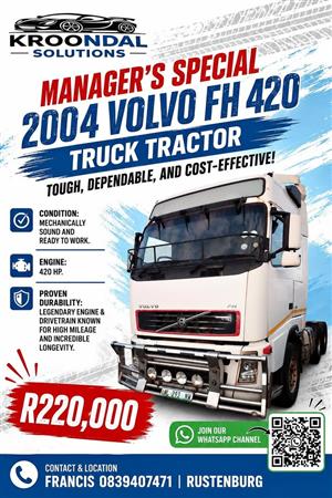 2004 Volvo FH 420 Truck Horse (2nd gen)