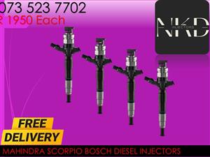 Mahindra Scorpio Bosch Diesel injectors 
