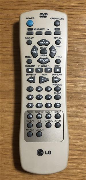 Original LG DVD remote control
