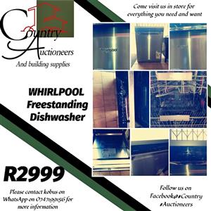 Whirlpool freestanding dishwasher