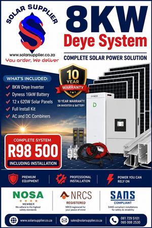 8KW Deye solar system