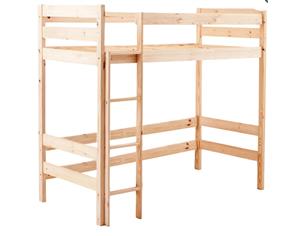 Single Pine Loft bed