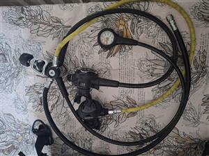 SCUBAPRO R600 REGULATOR AND BC