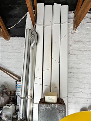 White hardwood skirting